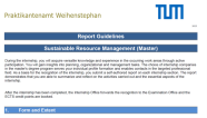 Sustainable Resource Management report guidelines screenshot